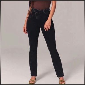 A&F 90s Slim Straight Ultra High Rise size 10